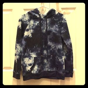 Blue white marble shirt